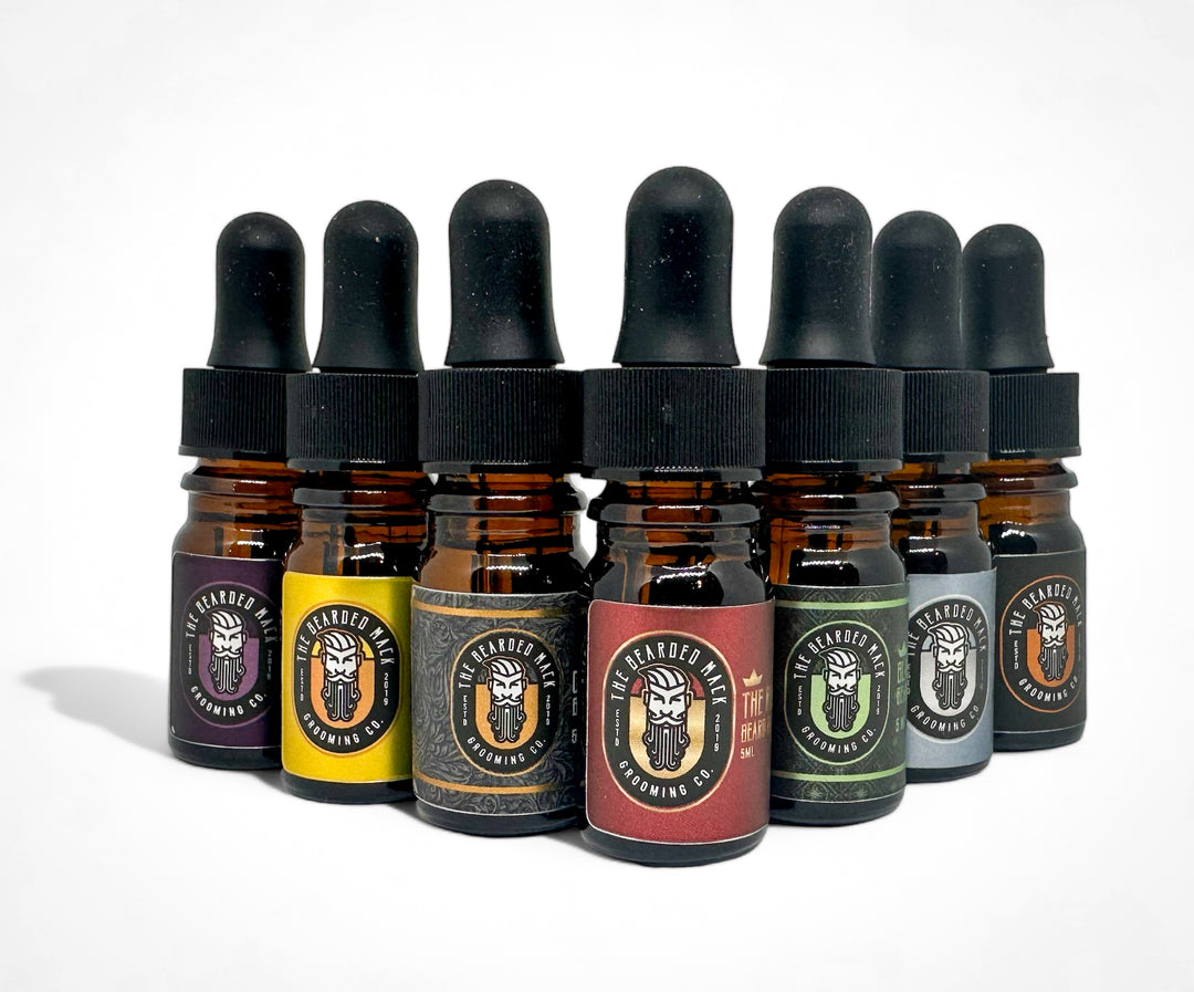 Ultimate Signature Beard Oil Sample Pack The Bearded Mack Grooming CO Beard Oils