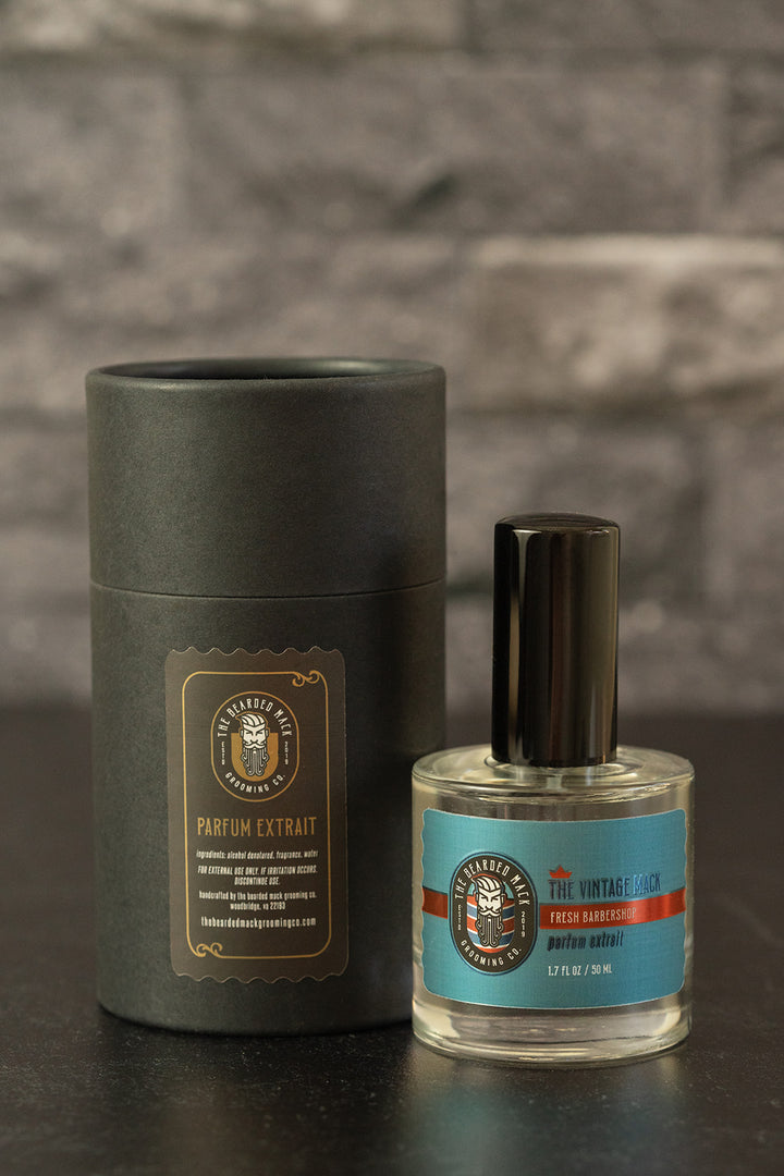 The Vintage Mack Parfum Extrait cologne The Bearded Mack Grooming CO