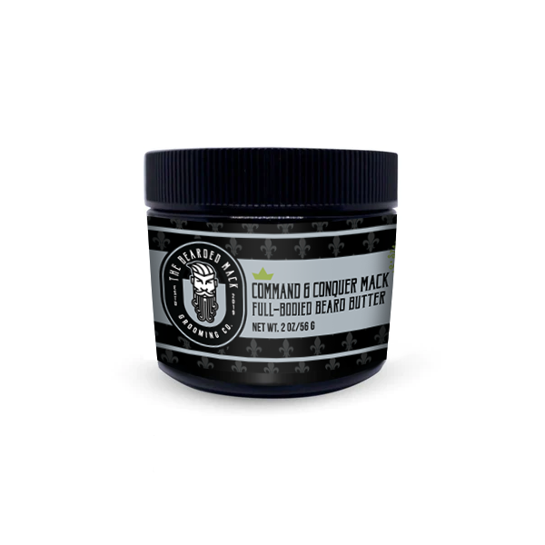 Command & Conquer Mack Beard Butter - Key Lime, Rosemary + Cedarwood Beard Butter The Bearded Mack Grooming CO