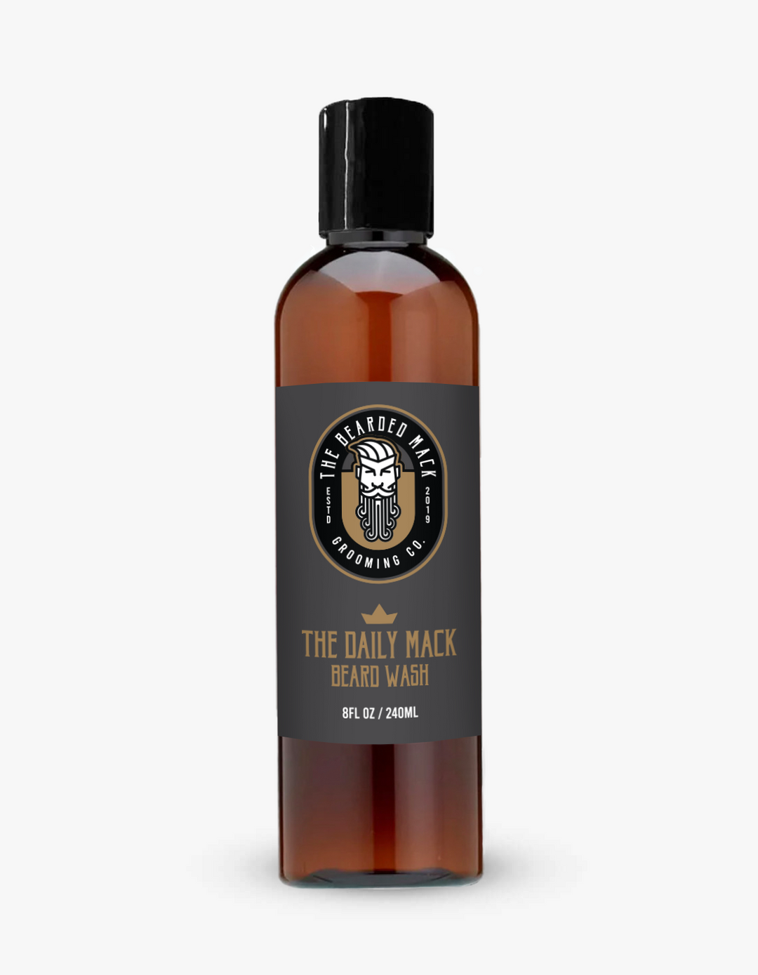 The Daily Mack Beard Wash - Natural (Unscented) Beard Wash The Bearded Mack Grooming CO