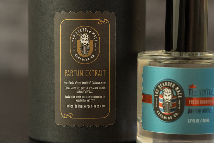 The Vintage Mack Parfum Extrait cologne The Bearded Mack Grooming CO