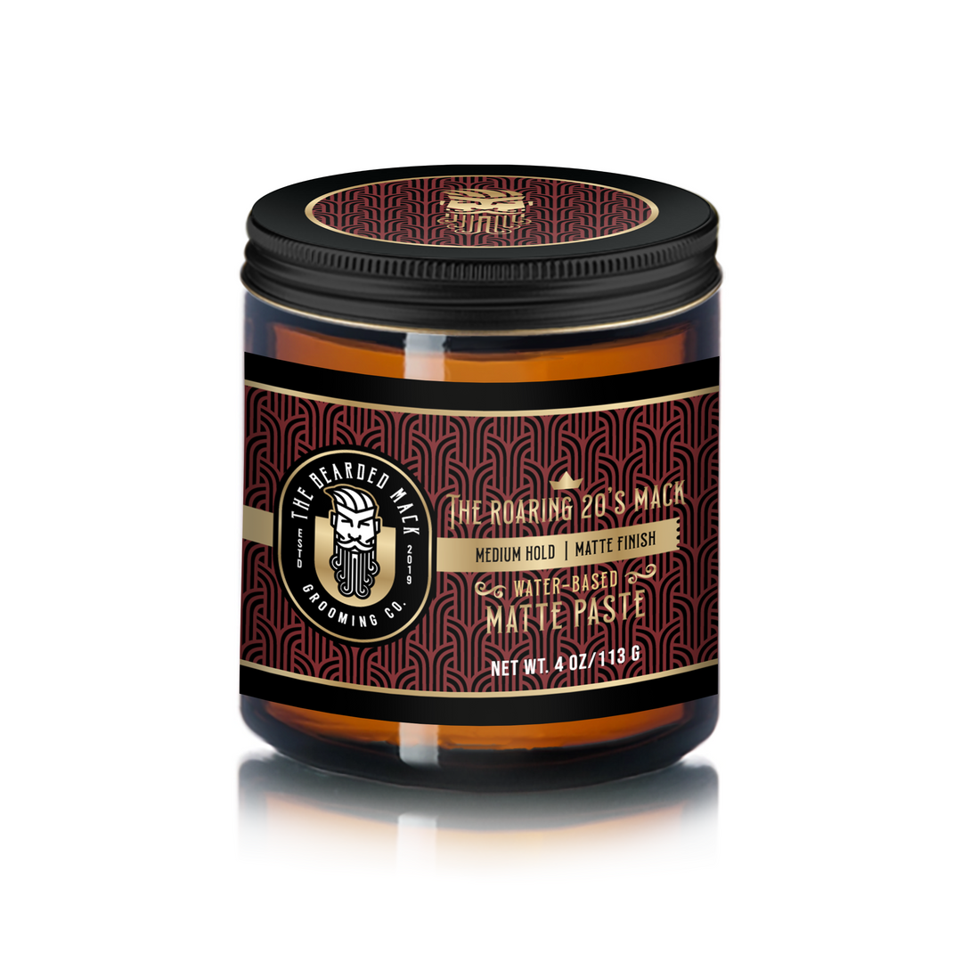 The Roaring 20's Mack Matte Paste Hair Pomade The Bearded Mack Grooming CO