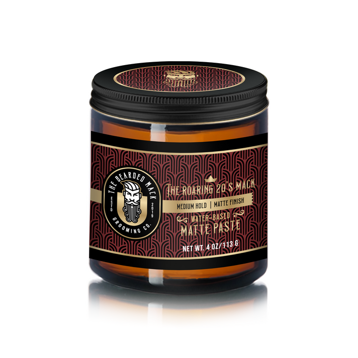The Roaring 20's Mack Matte Paste Hair Pomade The Bearded Mack Grooming CO