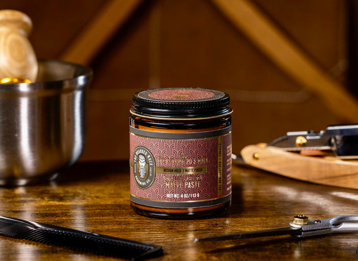 The Roaring 20's Mack Matte Paste Hair Pomade The Bearded Mack Grooming CO