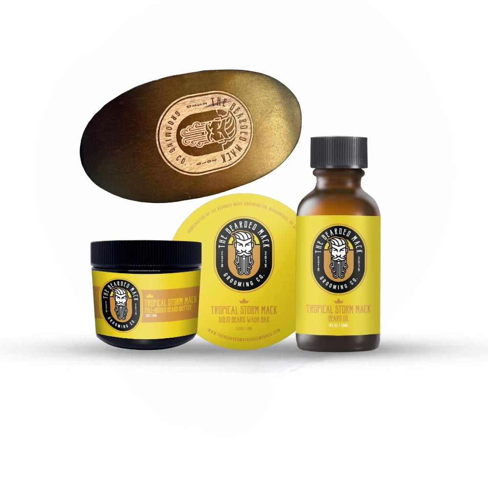 New Beardsman Bundle  The Bearded Mack Grooming CO Tropical Storm  