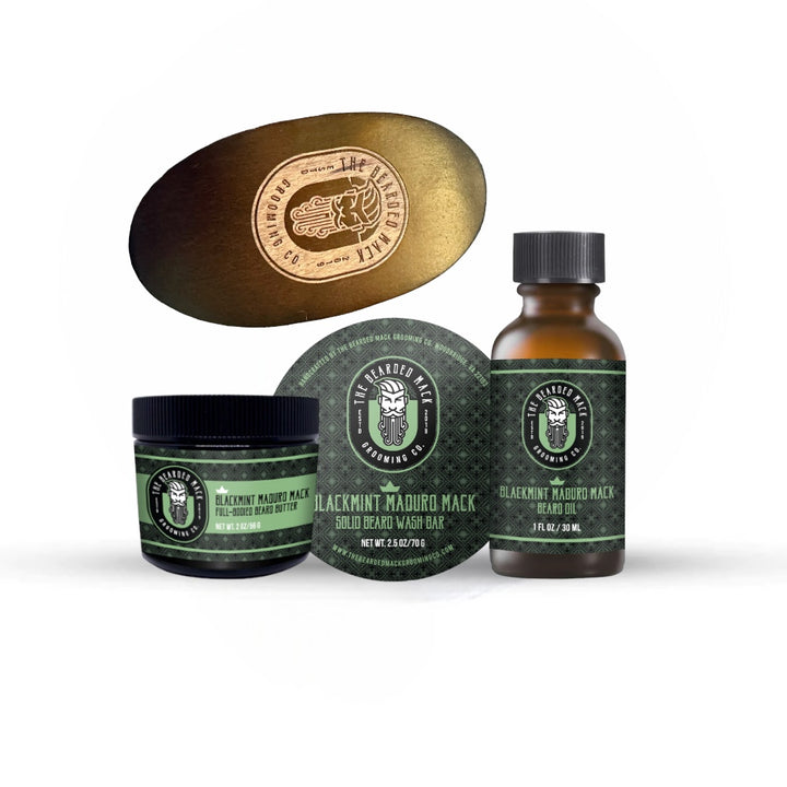 New Beardsman Bundle  The Bearded Mack Grooming CO Blackmint Maduro