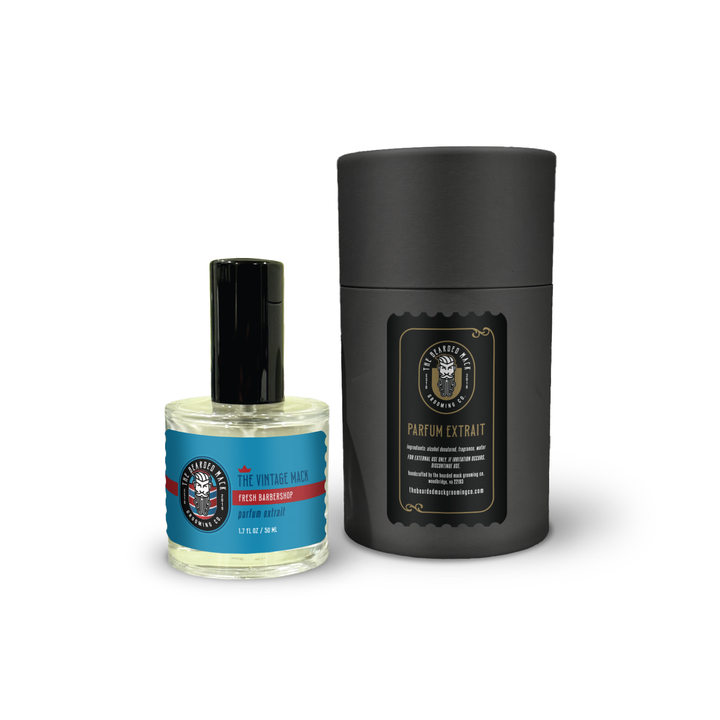 The Vintage Mack Parfum Extrait cologne The Bearded Mack Grooming CO