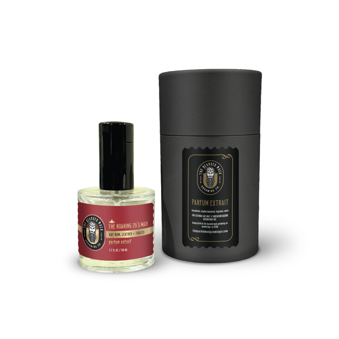 The Roaring 20's Mack Parfum Extrait cologne The Bearded Mack Grooming CO