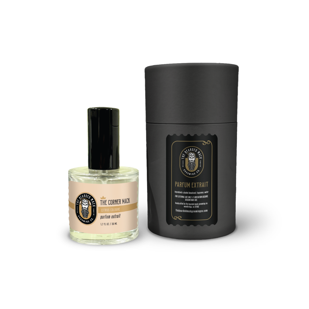 The Corner Mack Parfum Extrait cologne The Bearded Mack Grooming CO