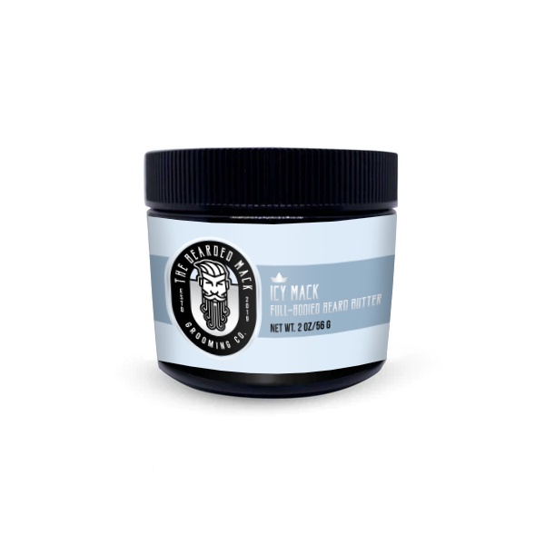 Icy Mack Beard Butter- Eucalyptus, Peppermint + Tea Tree Beard Butter The Bearded Mack Grooming CO