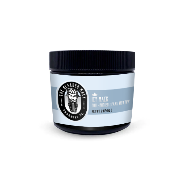 Icy Mack Beard Butter-  Eucalyptus, Peppermint + Tea Tree Beard Butter The Bearded Mack Grooming CO   