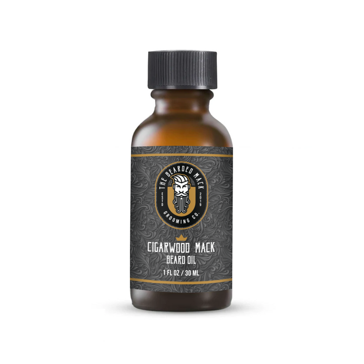 Cigarwood Mack Signature Beard Oil - Tobacco, Oud + Smoky Vanilla Beard Oil The Bearded Mack Grooming CO