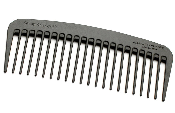 The Bearded Mack Custom Carbon Fiber Chicago Comb Model 10  The Bearded Mack Grooming CO