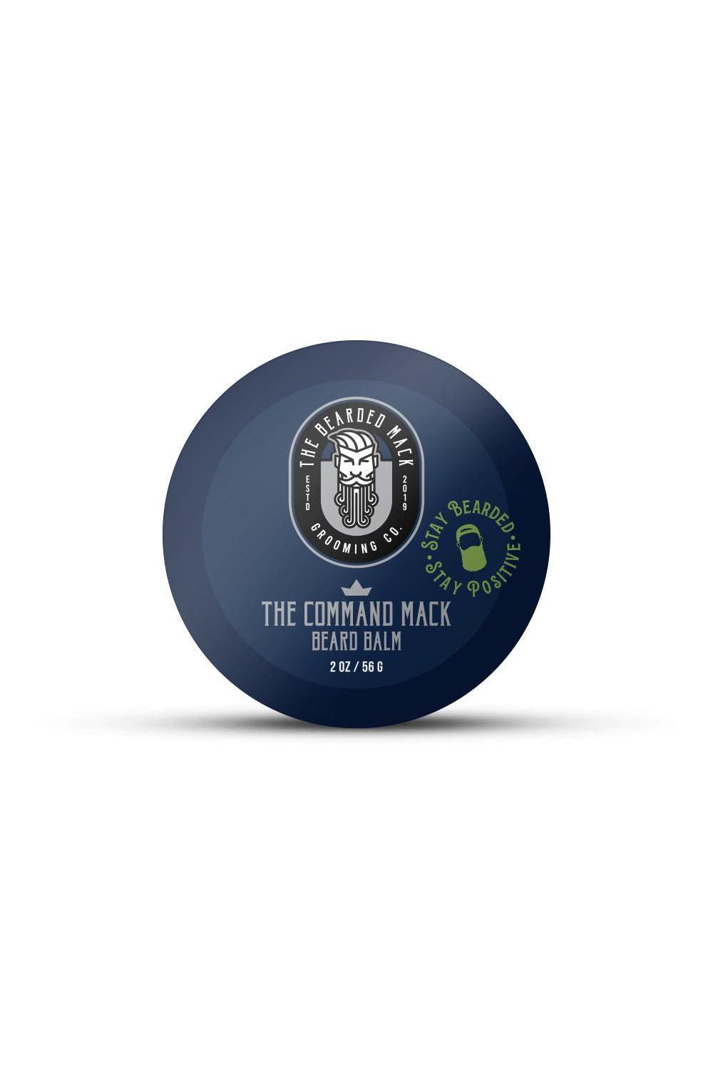 The Command Mack Beard Balm - Fresh Lime, Mint + Ginger Beard Balm The Bearded Mack Grooming CO