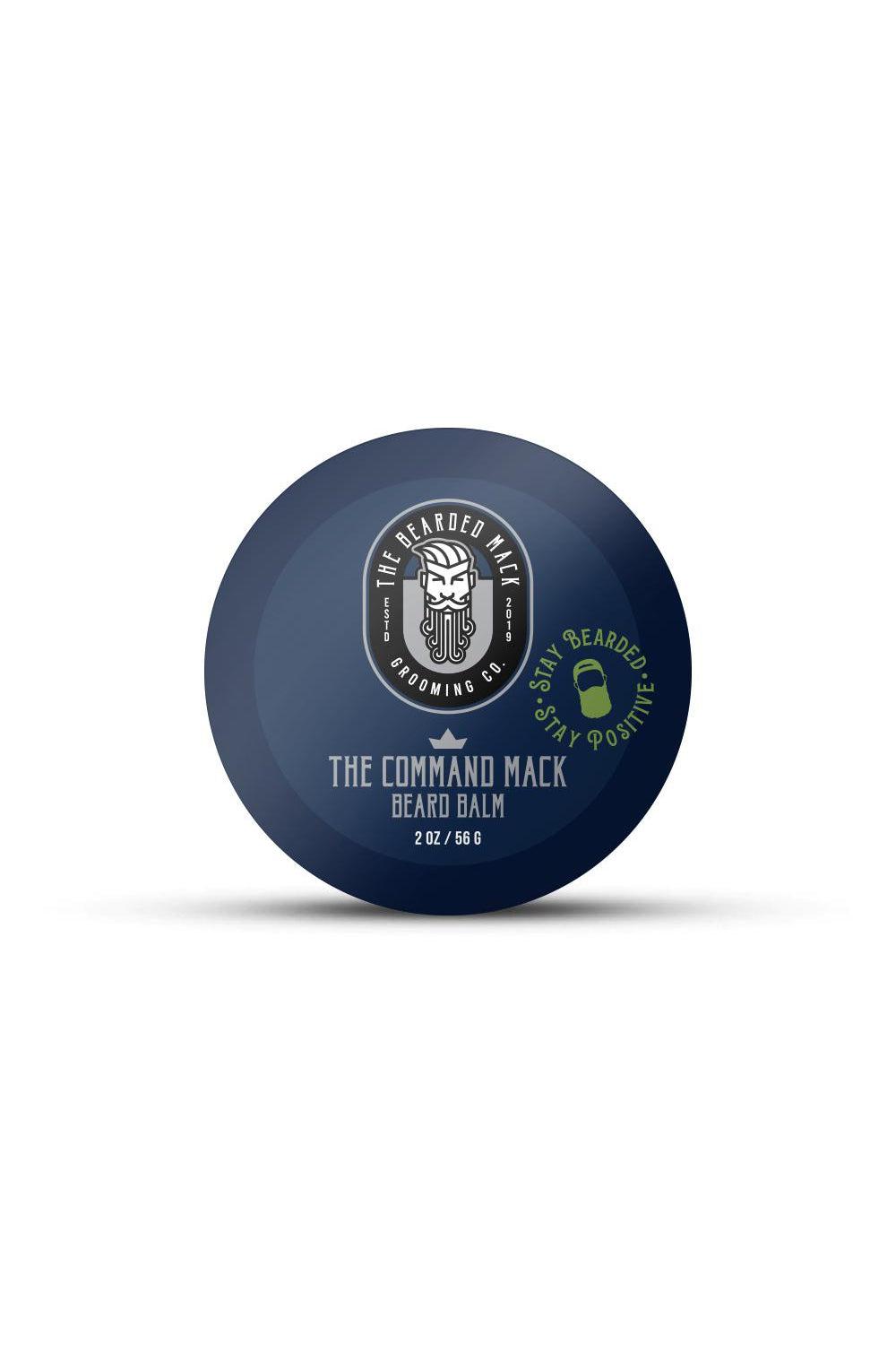 The Command Mack Beard Balm - Fresh Lime, Mint + Ginger Beard Balm The Bearded Mack Grooming CO   