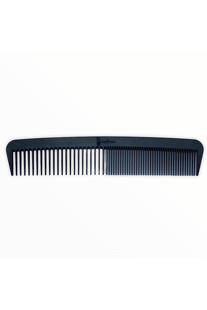 The Bearded Mack Custom Carbon Fiber Chicago Comb Model 6  The Bearded Mack Grooming CO