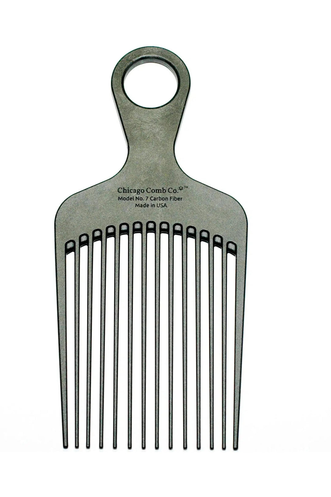 The Bearded Mack Custom Carbon Fiber Chicago Comb #7 The Bearded Mack Grooming CO
