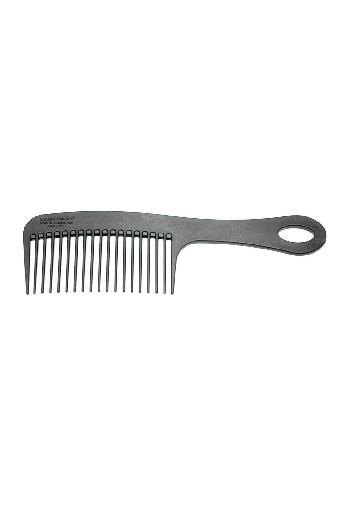 The Bearded Mack Custom Carbon Fiber Chicago Comb Model 8  The Bearded Mack Grooming CO