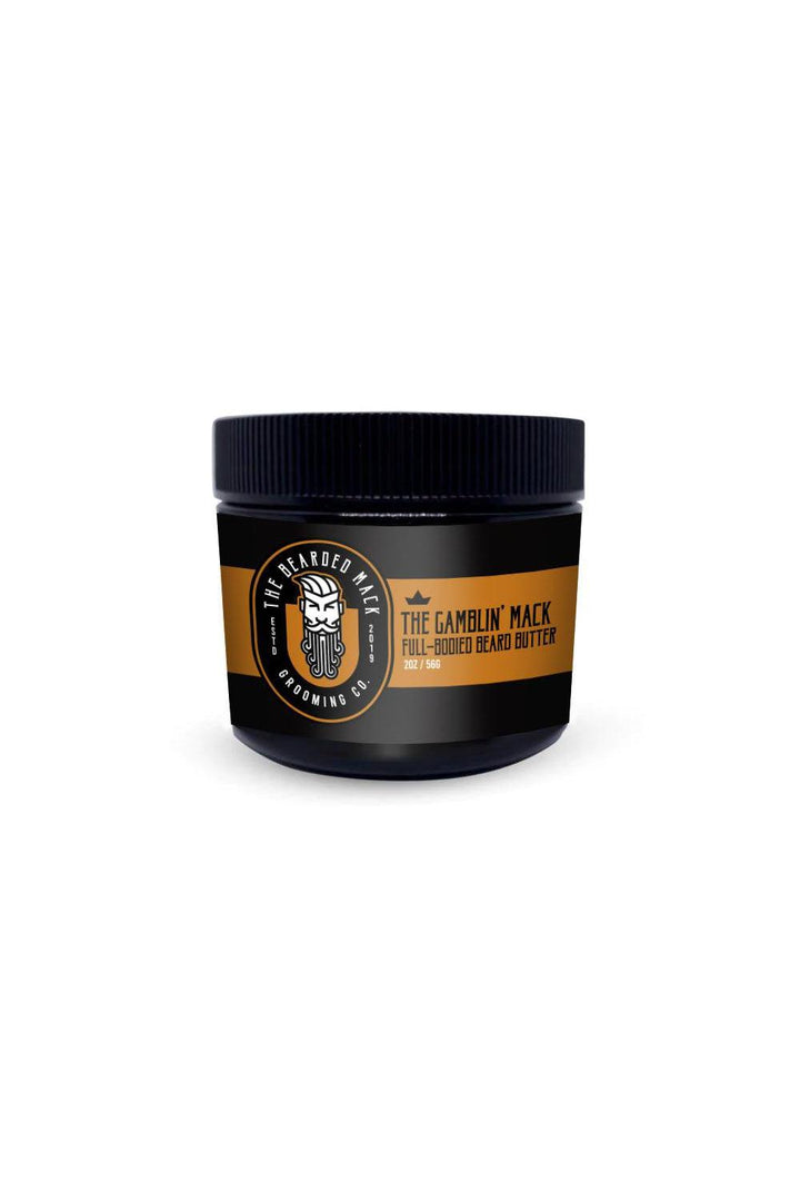 The Gamblin' Mack Beard Butter- Oud, Leather + Frankincense Beard Butter The Bearded Mack Grooming CO