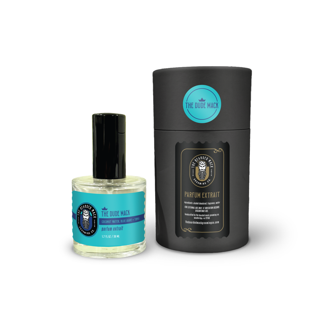 The Dude Mack Parfum Extrait cologne The Bearded Mack Grooming CO