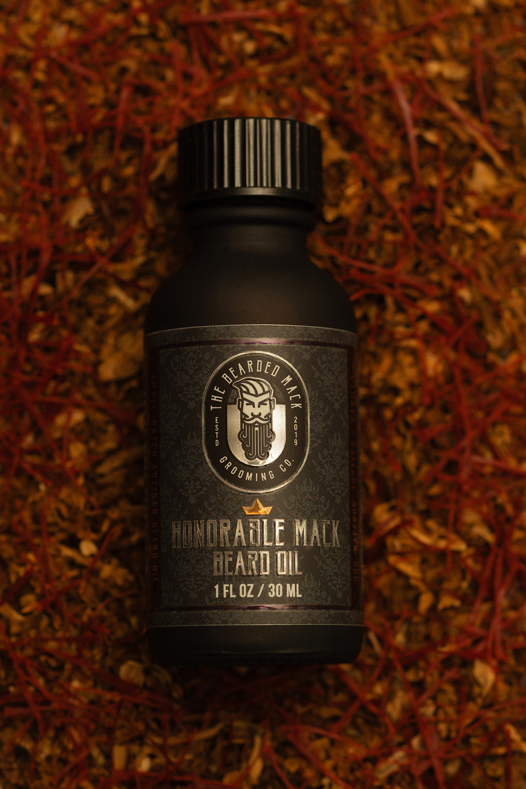 Honorable Mack Beard Oil - Oud, Saffron, Tobacco + Vanilla Beard Oil The Bearded Mack Grooming CO   