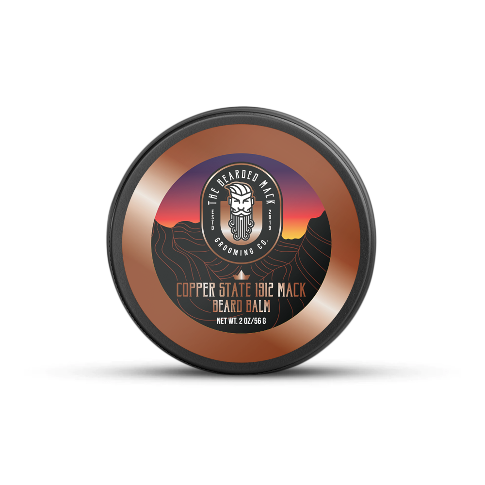 Copper State 1912 Mack Beard Balm | Citrus • Desert Sage • Cedarwood Beard Balm The Bearded Mack Grooming CO
