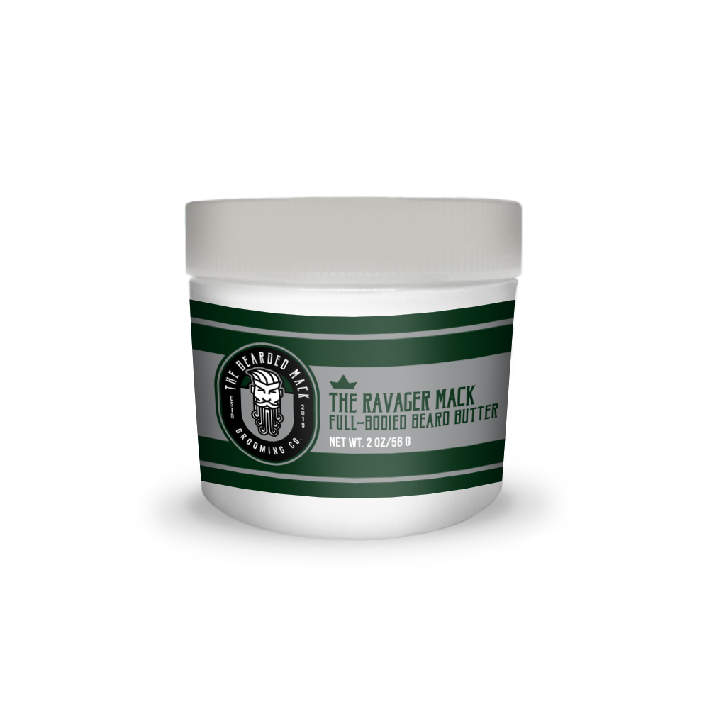 The Ravager Mack Beard Butter- Amber, Grapefruit + Patchouli Beard Butter The Bearded Mack Grooming CO