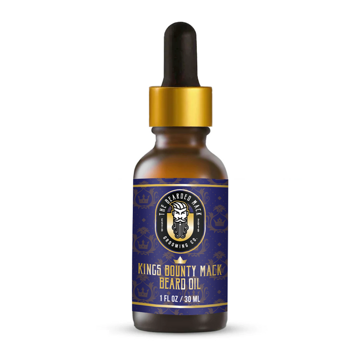 Kings Bounty Mack Signature Beard Oil - Lavender, Birch + Aquatic Musk Beard Oil The Bearded Mack Grooming CO