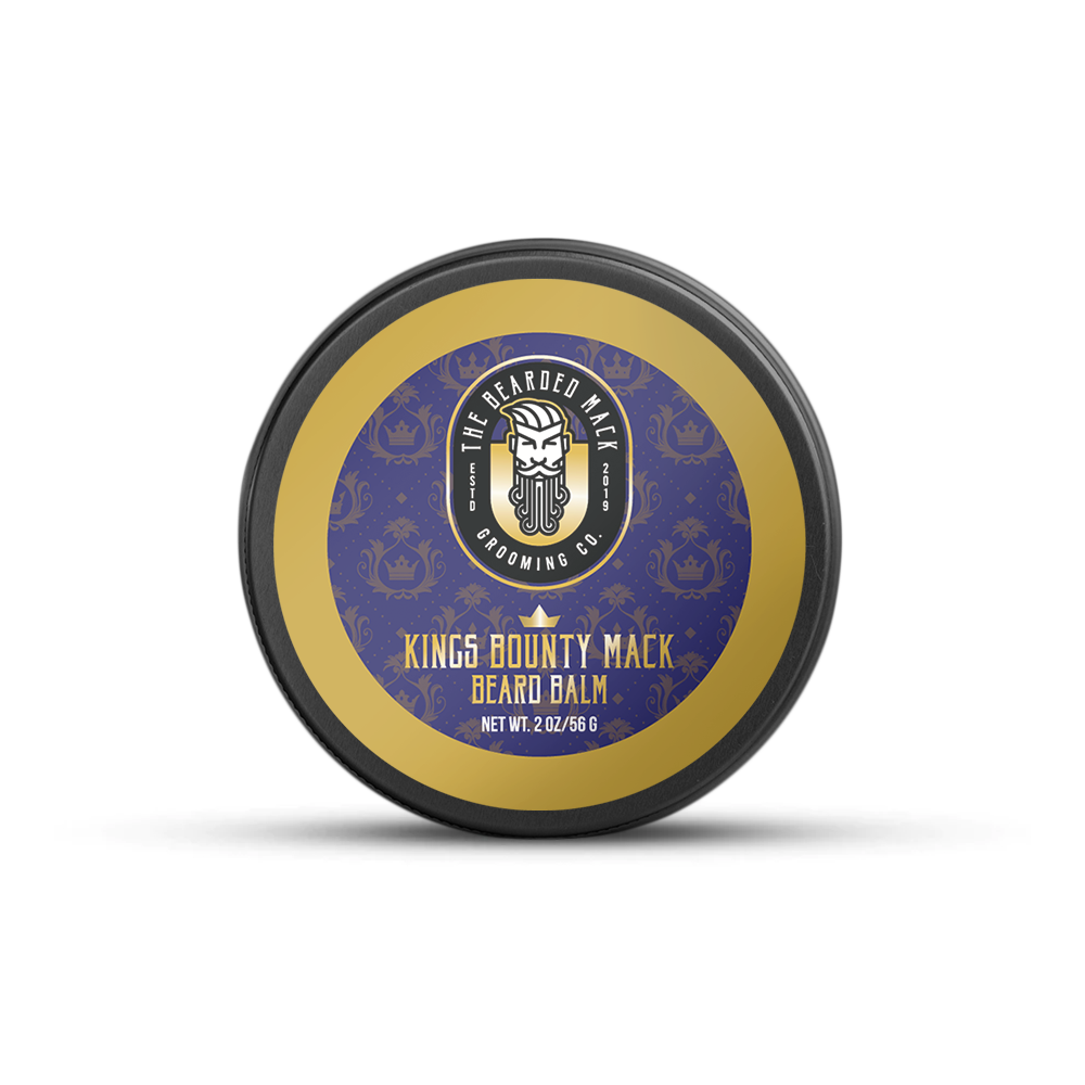 Kings Bounty Mack Beard Balm - Lavender, Birch + Aquatic Musk Beard Balm The Bearded Mack Grooming CO
