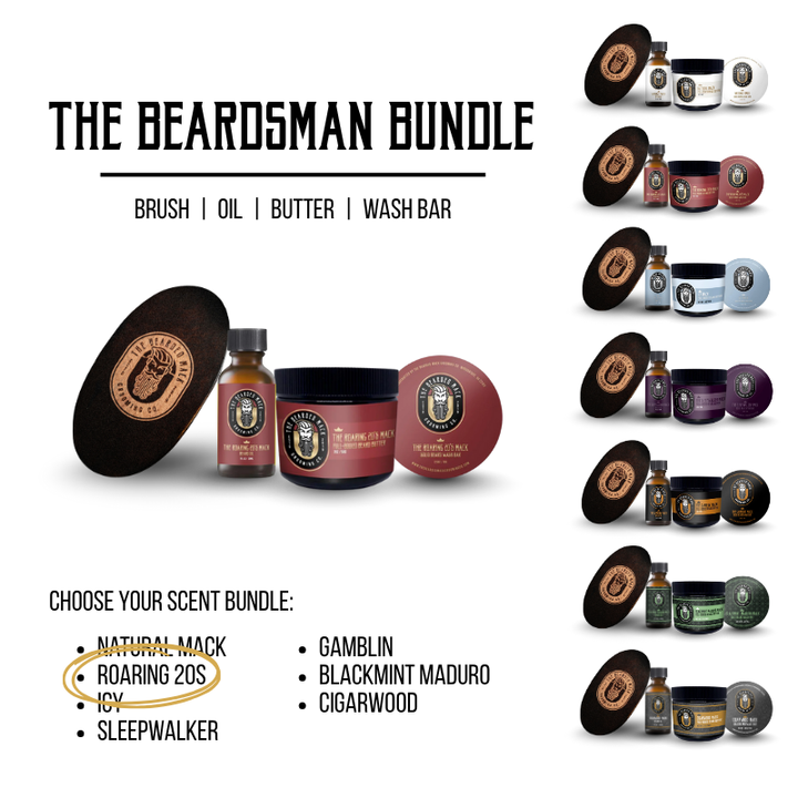 New Beardsman Bundle The Bearded Mack Grooming CO The Roaring 20’s