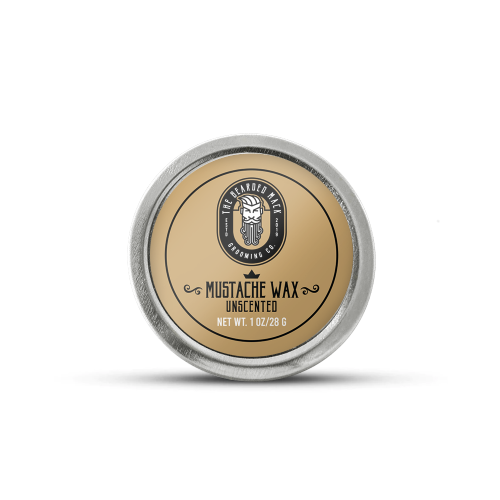 Mustache Wax - Unscented Beard Balm The Bearded Mack Grooming CO   