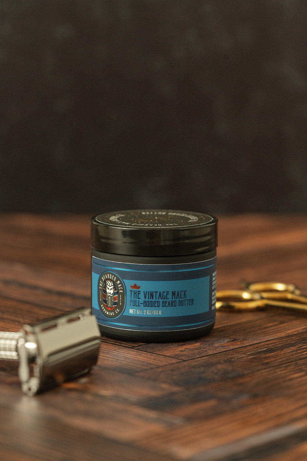 The Vintage Mack Beard Butter - Fresh Barbershop Beard Butter The Bearded Mack Grooming CO