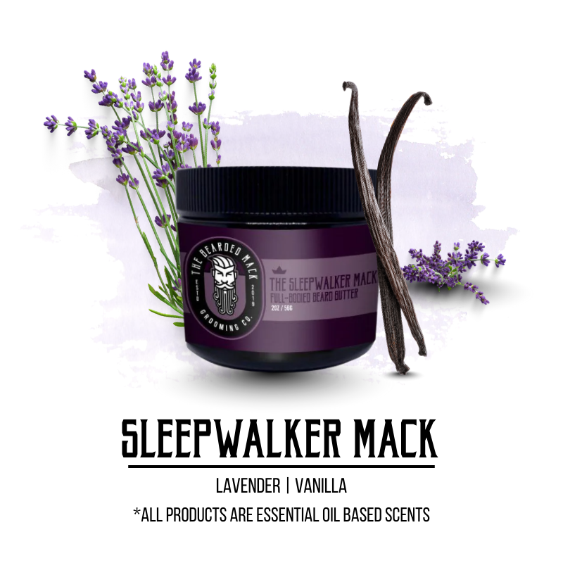 The Sleepwalker Mack Beard Butter | Lavender • Vanilla Beard Butter The Bearded Mack Grooming CO