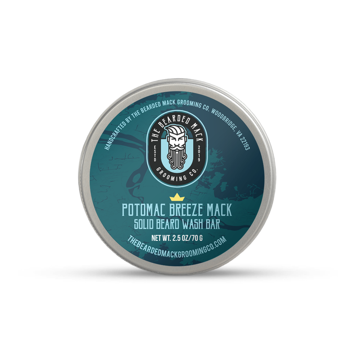 Potomac Breeze Mack Solid Beard Wash Bar | Passion Fruit • Nectarine • Tea • Spice