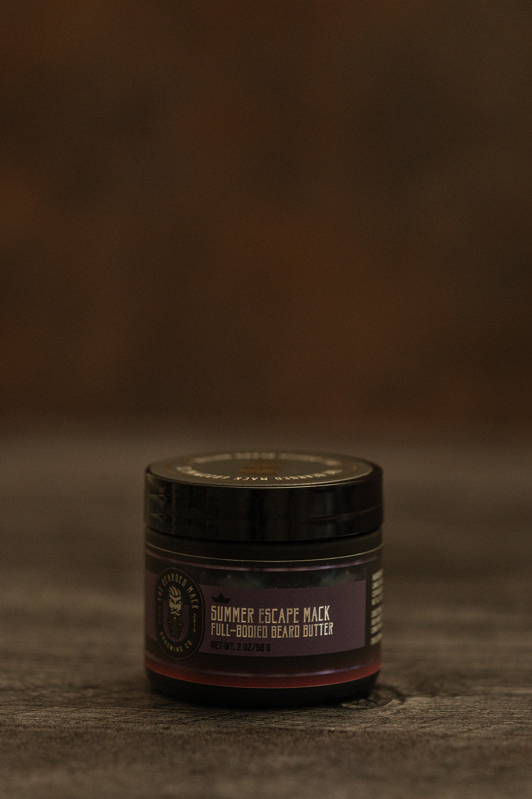 Summer Escape Mack Beard Butter -  Gooseberry, Lilac, Leather + Oakmoss Beard Oil The Bearded Mack Grooming CO   