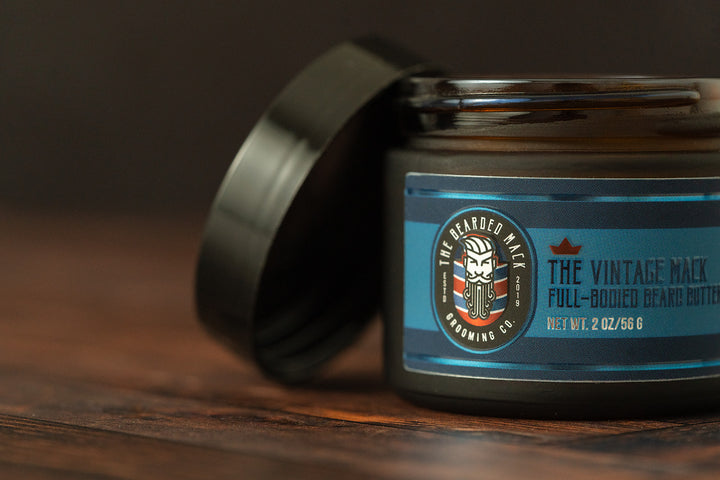 The Vintage Mack Beard Butter - Fresh Barbershop Beard Butter The Bearded Mack Grooming CO