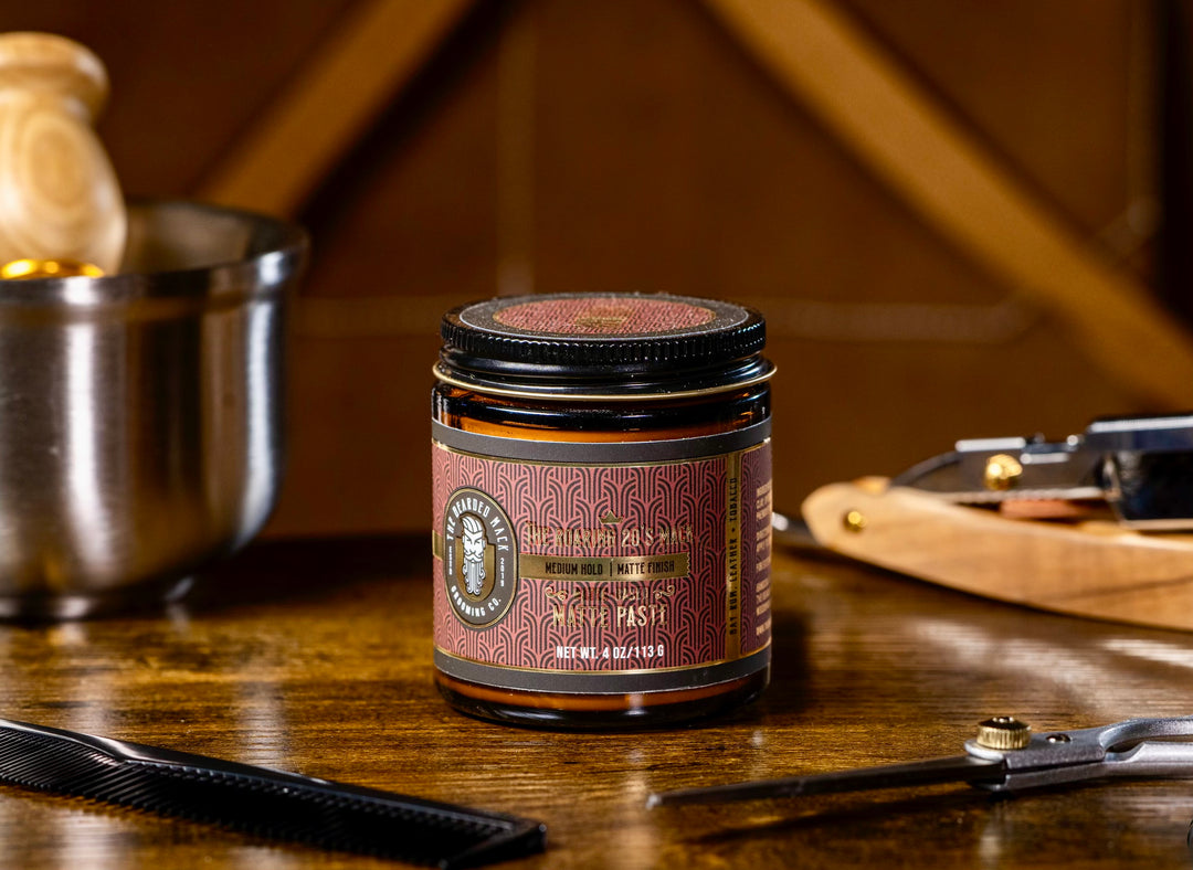 Matte Paste - The Roaring 20's Mack Hair Pomade The Bearded Mack Grooming CO   