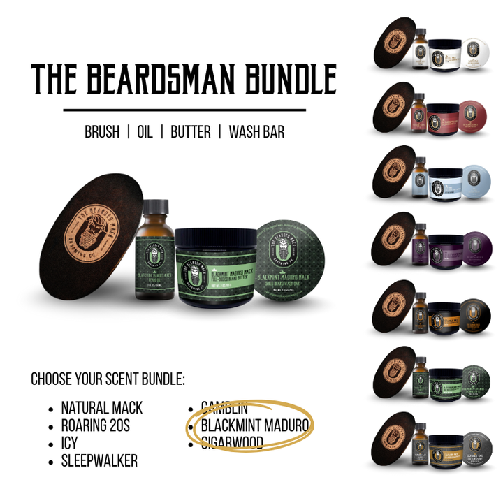 New Beardsman Bundle The Bearded Mack Grooming CO Blackmint Maduro