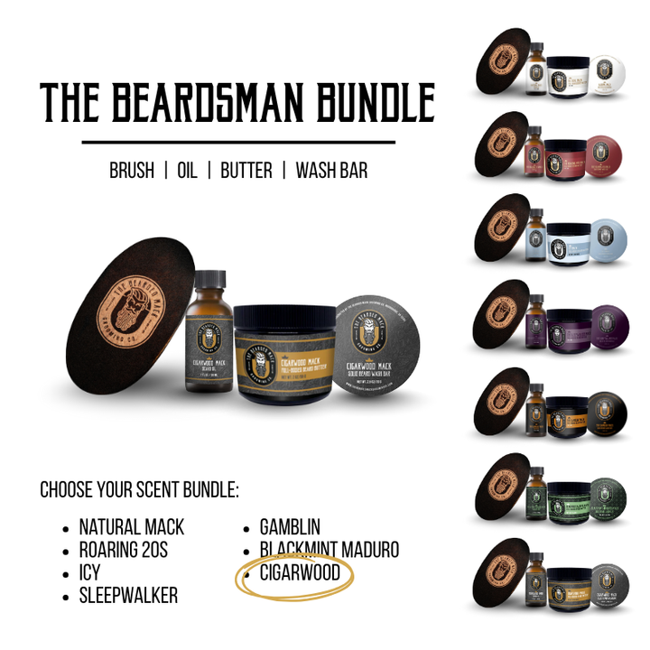 New Beardsman Bundle The Bearded Mack Grooming CO Cigarwood