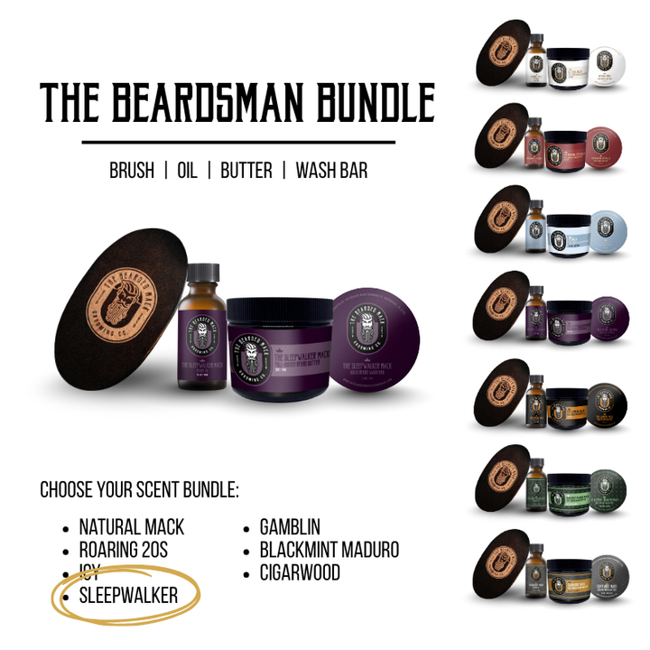New Beardsman Bundle The Bearded Mack Grooming CO Sleepwalker