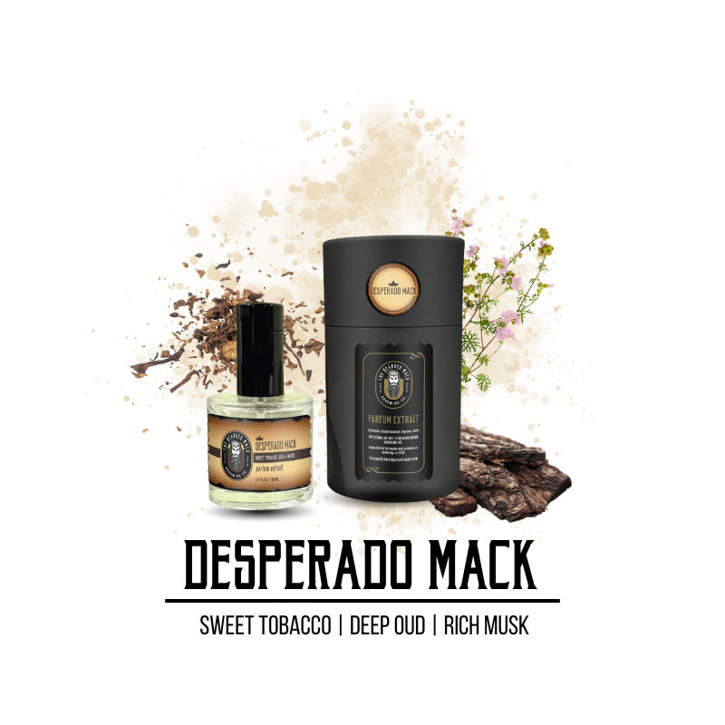 Desperado Mack Parfum Extrait cologne The Bearded Mack Grooming CO