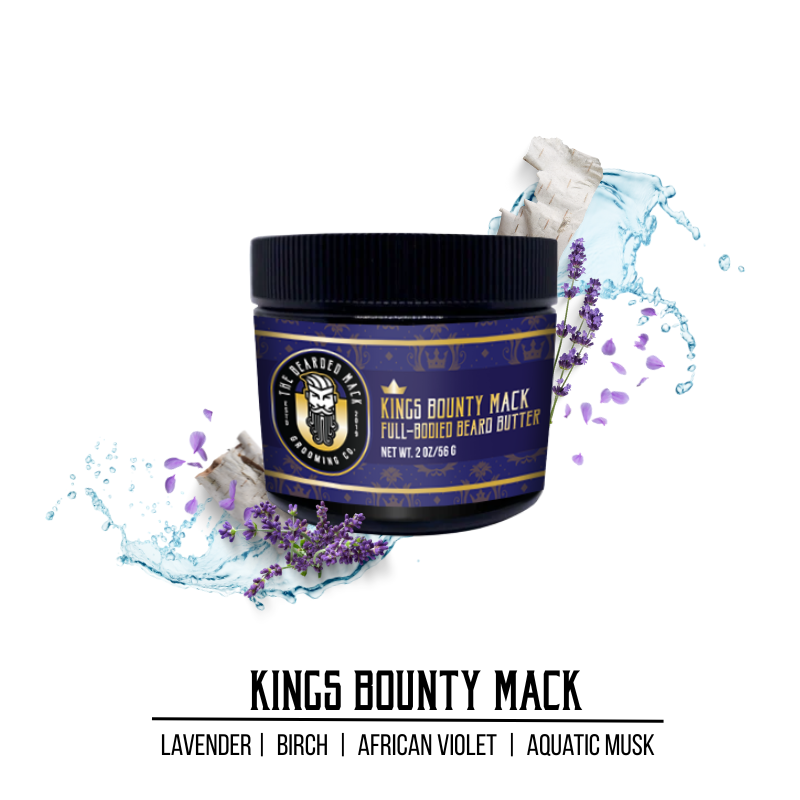 Kings Bounty Mack Beard Butter | Lavender • Birch • Aquatic Musk Beard Butter The Bearded Mack Grooming CO