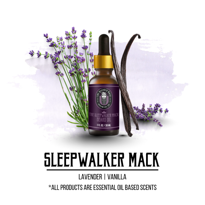 The Sleepwalker Mack Signature Beard Oil | Lavender • Vanilla Beard Oil The Bearded Mack Grooming CO