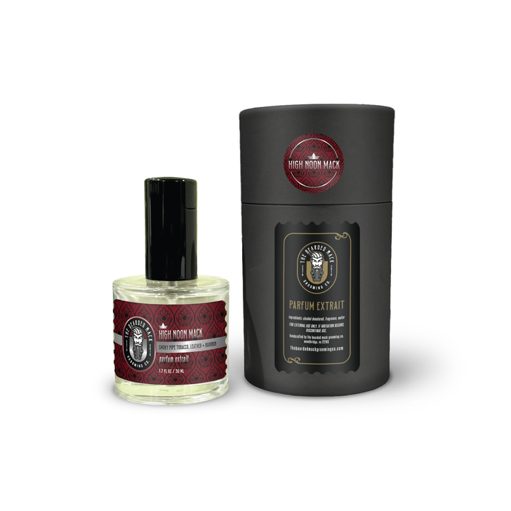 High Noon Mack Parfum Extrait cologne The Bearded Mack Grooming CO