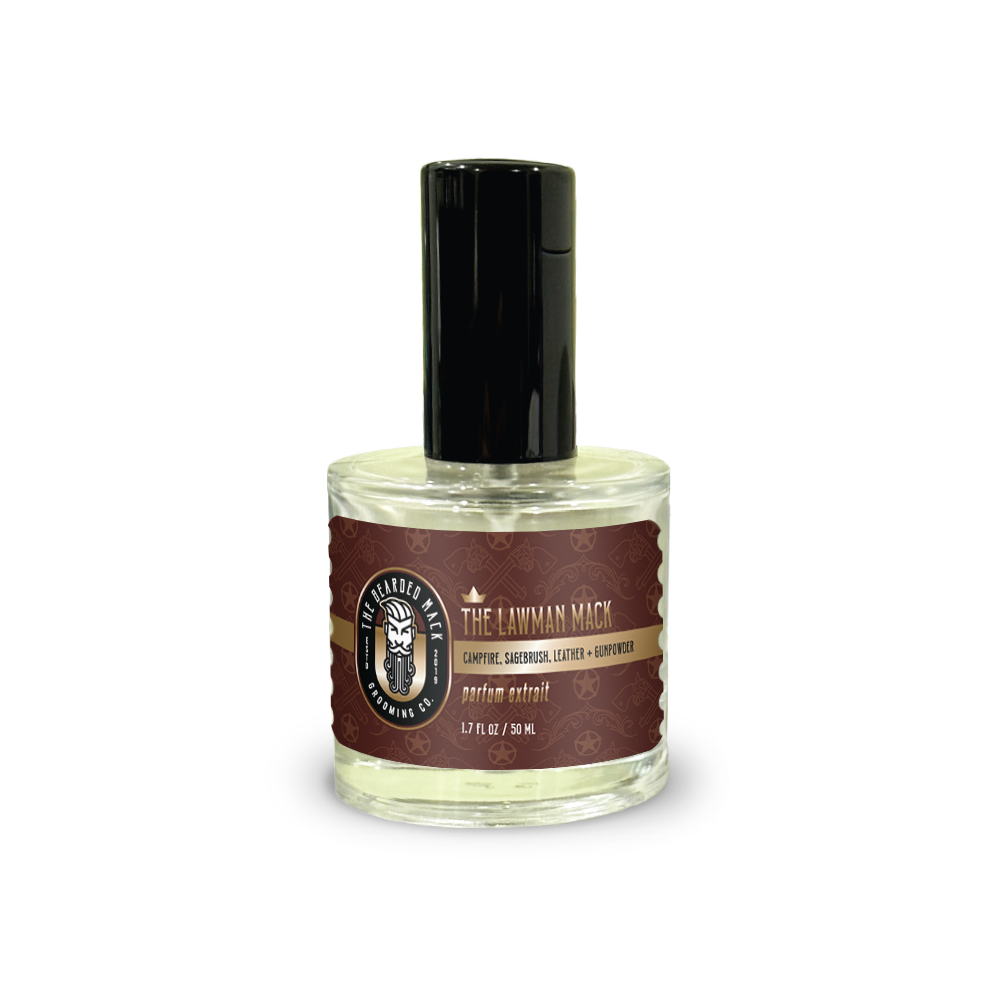 The Lawman Mack Parfum Extrait cologne The Bearded Mack Grooming CO