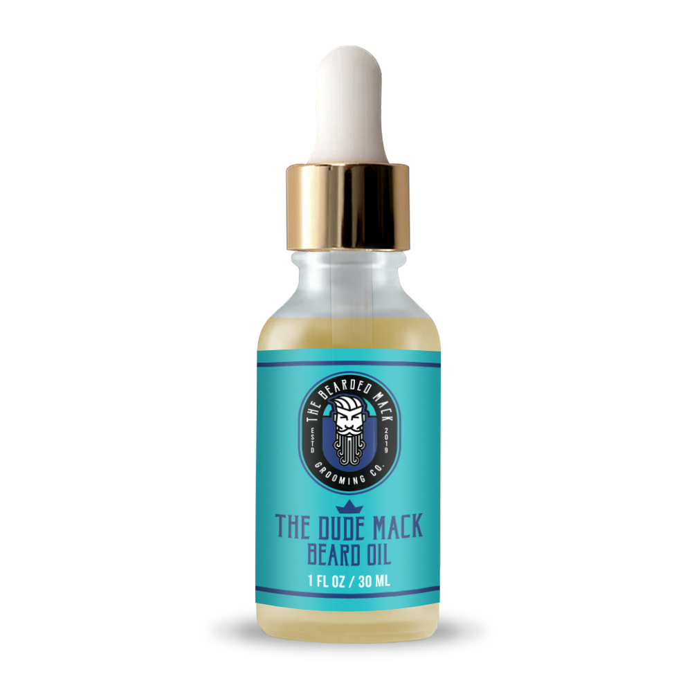 The Dude Mack Signature Beard Oil | Agave • Coconut Water • Sweet Oud Beard Oil The Bearded Mack Grooming CO