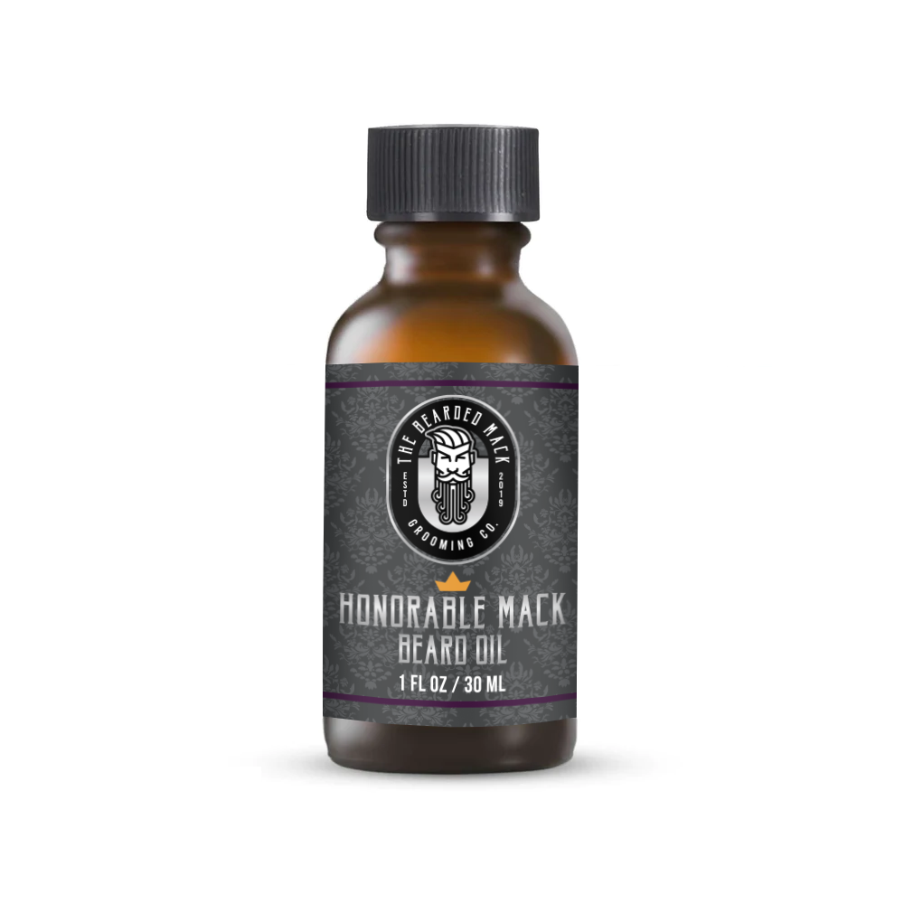 Honorable Mack Beard Oil - Oud, Saffron, Tobacco + Vanilla Beard Oil The Bearded Mack Grooming CO   