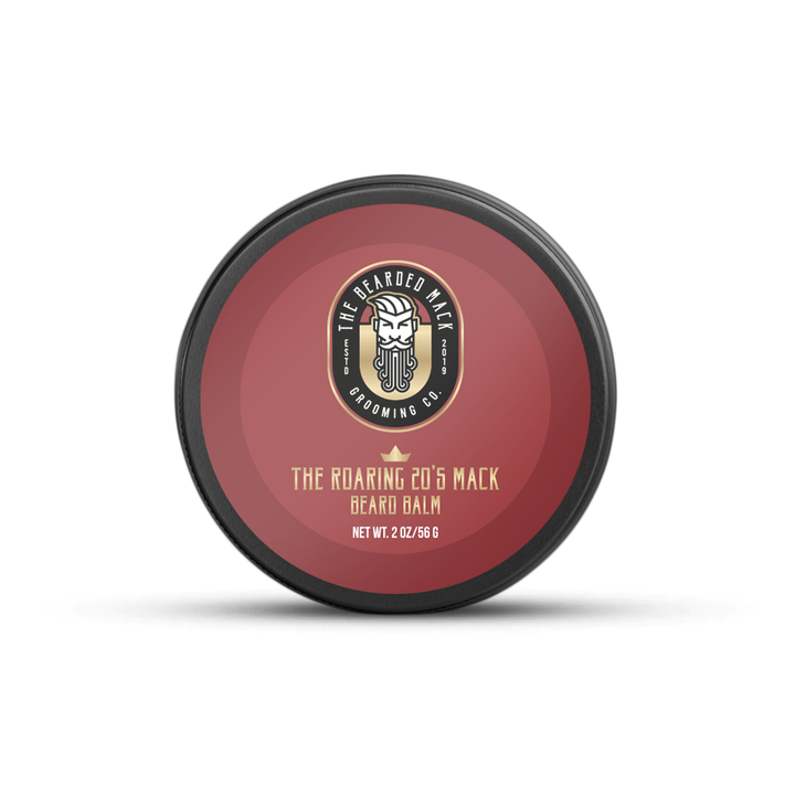 The Roaring 20’s Mack Beard Balm - Bay Rum, Leather + Tobacco Beard Balm The Bearded Mack Grooming CO   