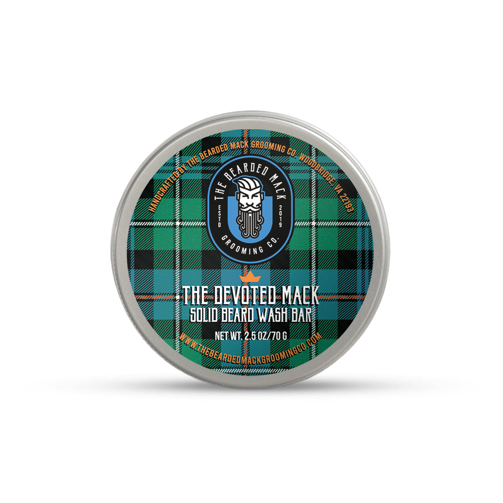 Devoted Mack Solid Beard Wash Bar - Citrus Cologne Solid Beard Wash Bar The Bearded Mack Grooming CO