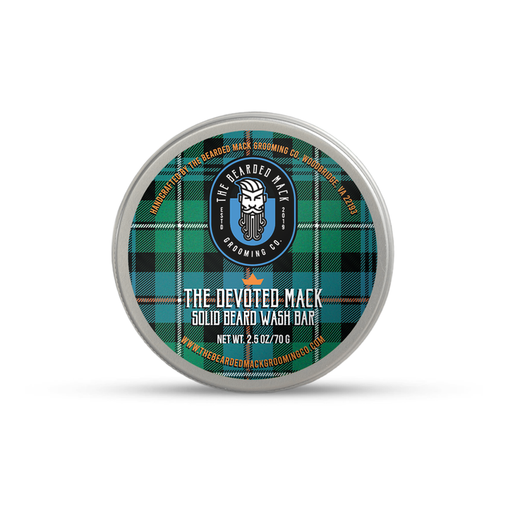 Devoted Mack Solid Beard Wash Bar - Citrus Cologne Solid Beard Wash Bar The Bearded Mack Grooming CO